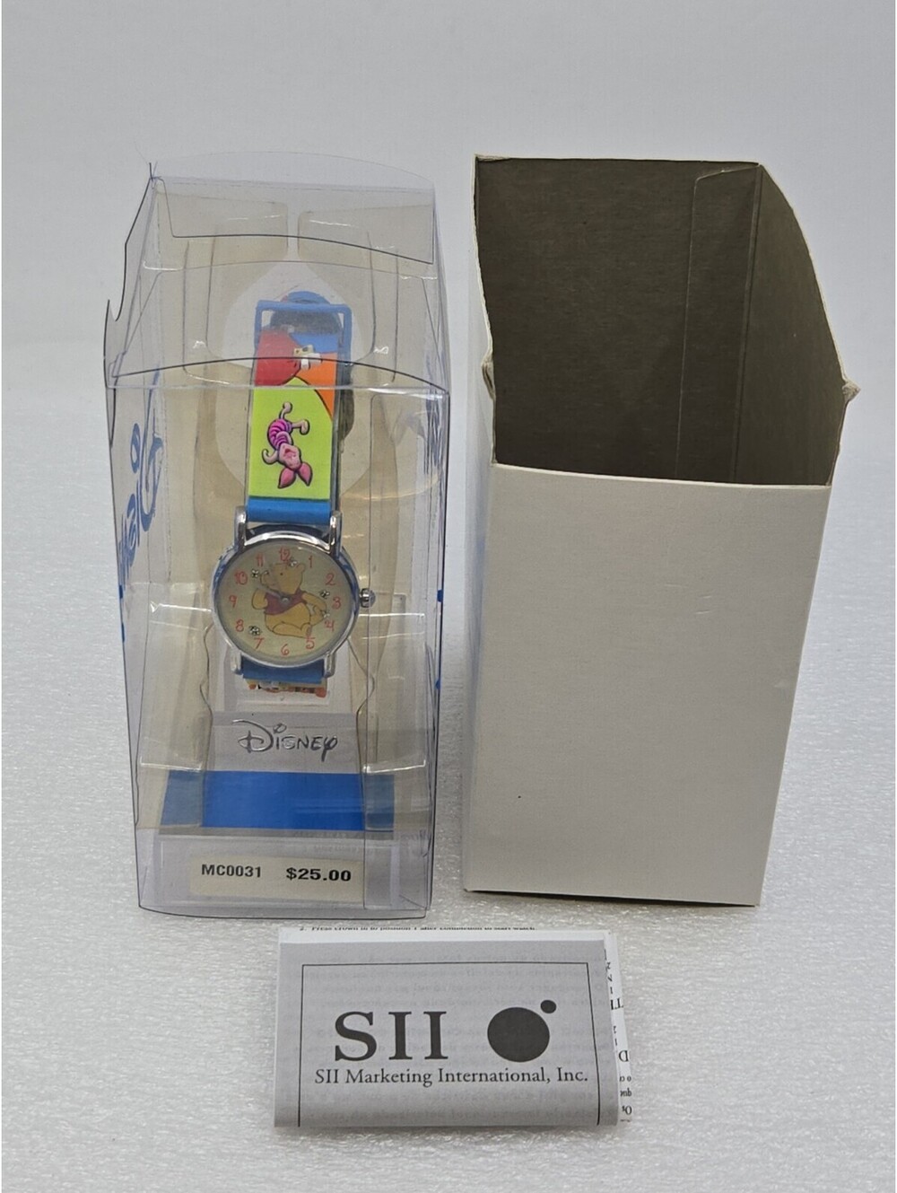 Disney Seiko Winnie The Pooh Watch New In Box MC0031 Fantasia Timepieces 1990's